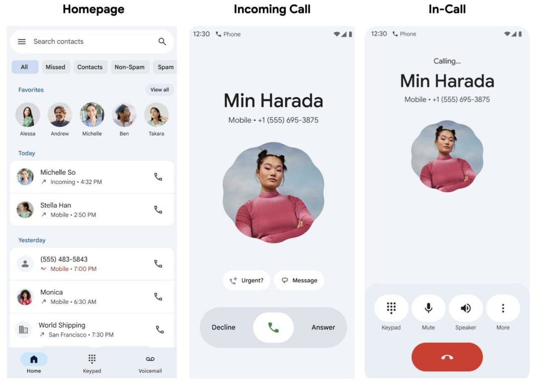 Aplikacja Telefon Google zmienia swoje oblicze. Nowa karta telefoniczna pozwala spersonalizować wygląd połączeń