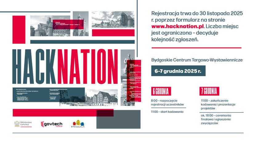 Od prototypu do urzędu: rusza HackNation 2025 – ogólnopolski hackathon wdrożeniowy