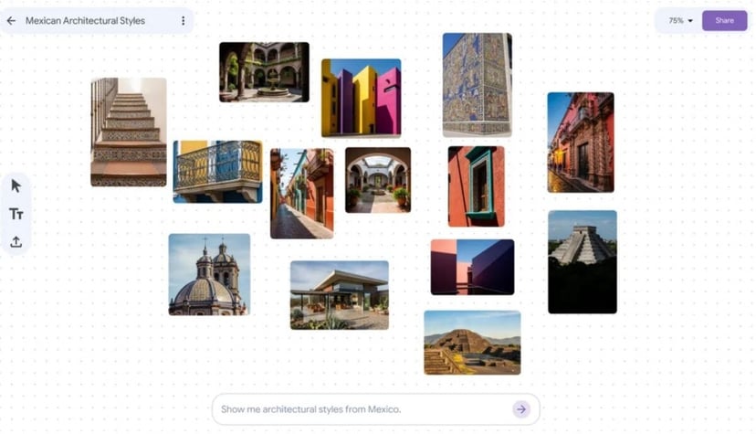 Google wypuszcza globalnie Mixboard. To nowy plac zabaw AI do tworzenia inspiracji