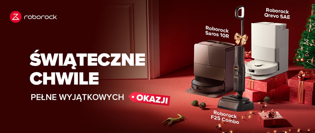 Grudniowy chaos kontra czysta podłoga. Jeszcze możesz skorzystać z promocji na urządzenia Roborock