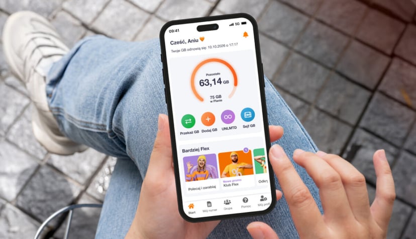 Orange Flex czyści aplikację, będzie łatwiej zarządzać kartami i numerami