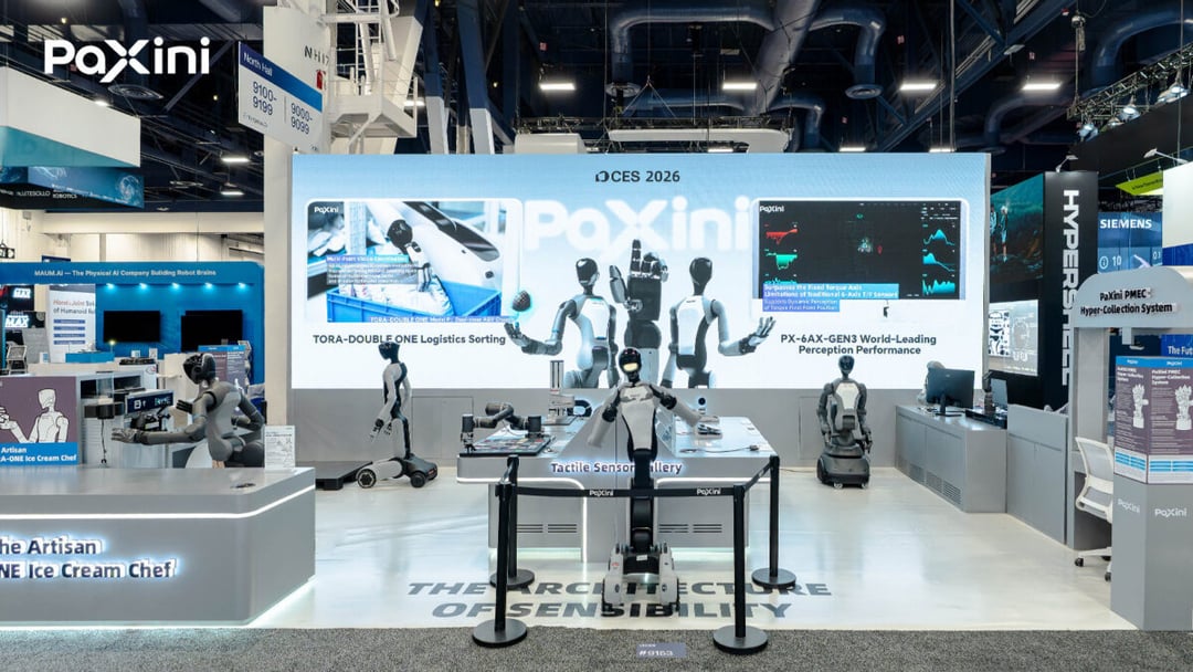 PaXini na CES 2026 prezentuje zmysł dotyku dla robotów