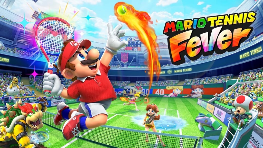 Recenzja Mario Tennis Fever. Wąsaty hydraulik (jak Iga Świątek) imponuje potężnym forhendem