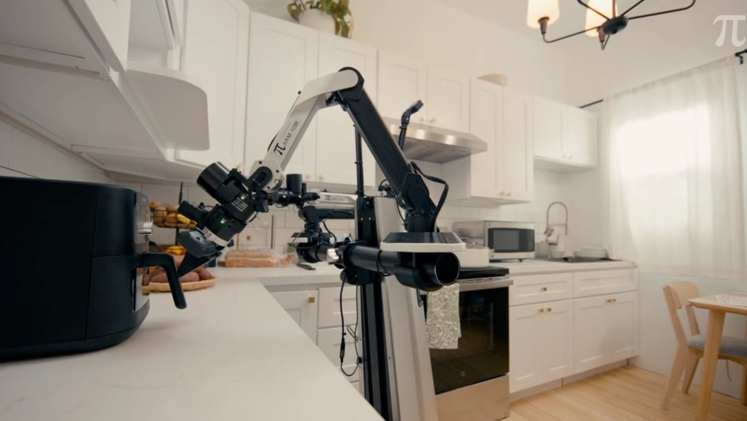 Robot czy czarodziej? Model π0.7 uczy się zadań, których nigdy mu nie pokazano