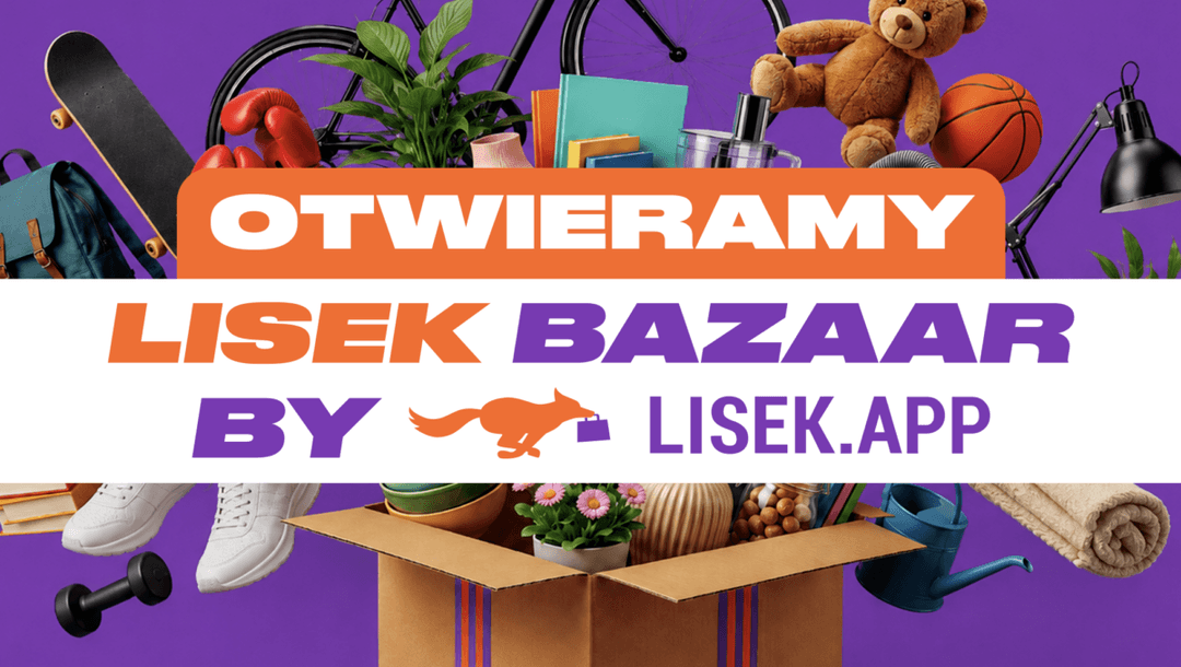 Lisek to już nie tylko zakupy spożywcze. W aplikacji pojawił się marketplace z tysiącami produktów