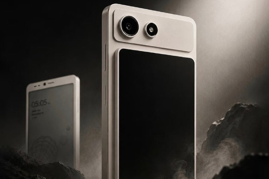 Szalony smartfon pozwoli wygodnie czytać z e-ink i tradycyjnego ekranu… Na magnes