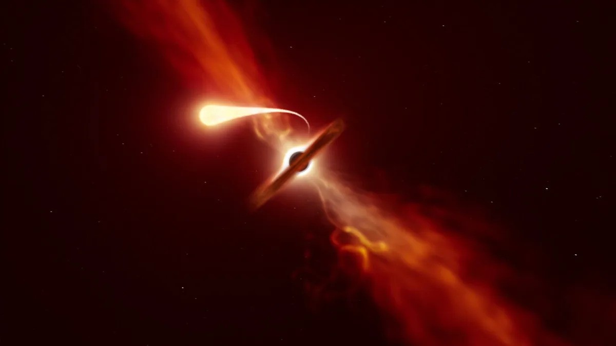 Czarna dziura rozerwała gwiazdę, ale coś uciekło z miejsca zdarzenia. Astronomowie szukają odpowiedzi