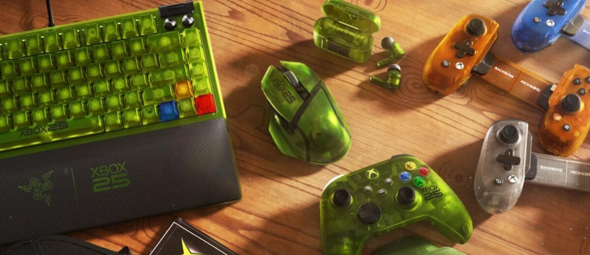 Przezroczysta zieleń wraca na 25-lecie Xboxa. Microsoft zapowiada serię nostalgicznych akcesoriów