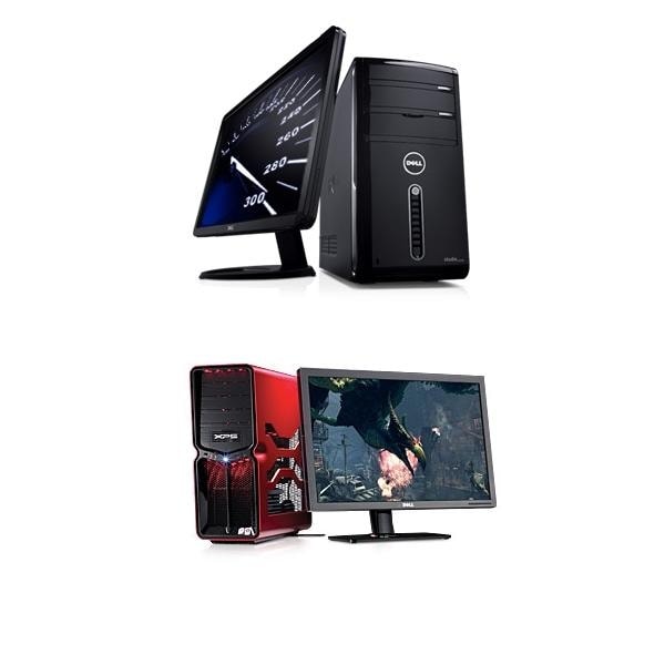 Obydwa desktopy dostępne są z preinstalowanym 64-bitowym systemem Windows Vista