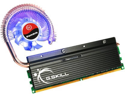 Moduły z serii GT1 wyposażone zostały w chłodzenie ThermalTake RamOrb
