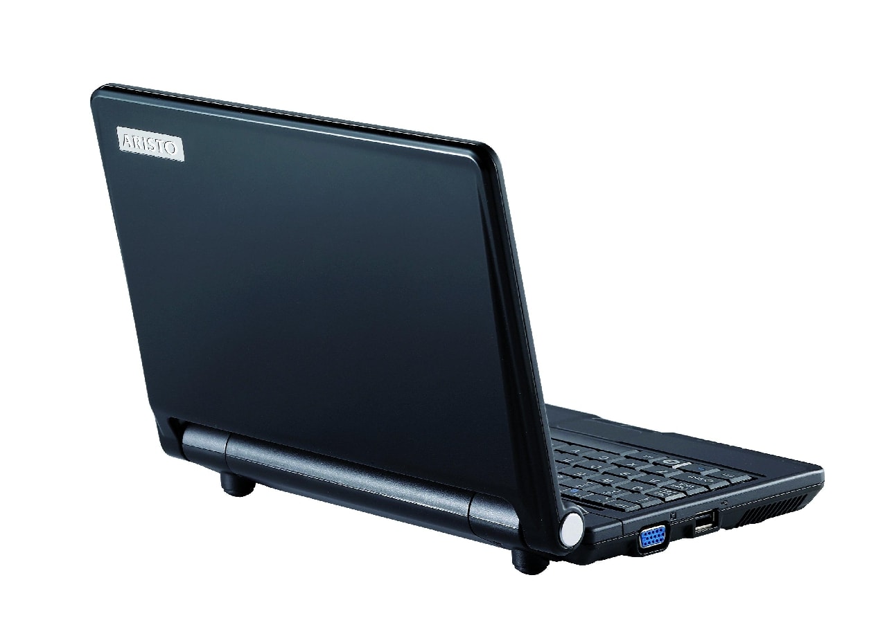 Notebook ma wymiary kartki A4 z jasnym ekranem o przekątnej 8,9 cala, rozdzielczości 1024 x 600 i masie ok. 1 kg