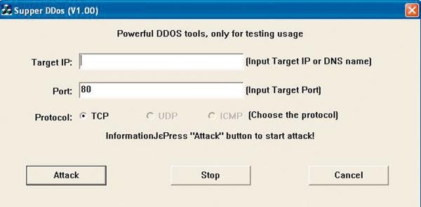 Stosując narzędzia takie jak Super DDoS i dobrą koordynację działań można zakłócić pracę portali internetowych, a nawet wyłączyć je z użytku.
