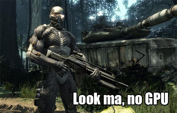 Crysis liczony procesorem? Da radę!