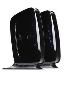 Linksys by Cisco Powerline PLK300 Kit with PowerLine AV 4-Port Ethernet Bridge + Ethernet Bridge