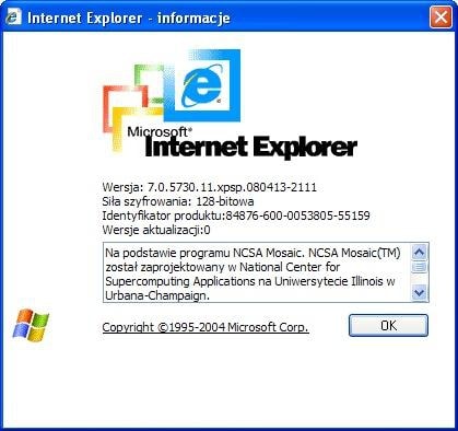 wersja ie