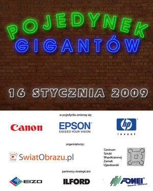 Plakat promujący Pojedynek Gigantów