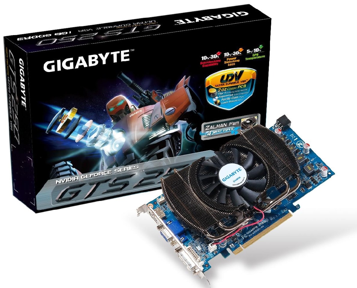 Zaletą modelu GV-N250ZL-1GI jest także nowoczesny układ chłodzenia marki Zalman