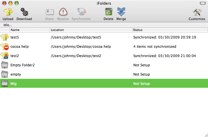 Novell iFolder 3.7.2 w wersji na Mac OS X