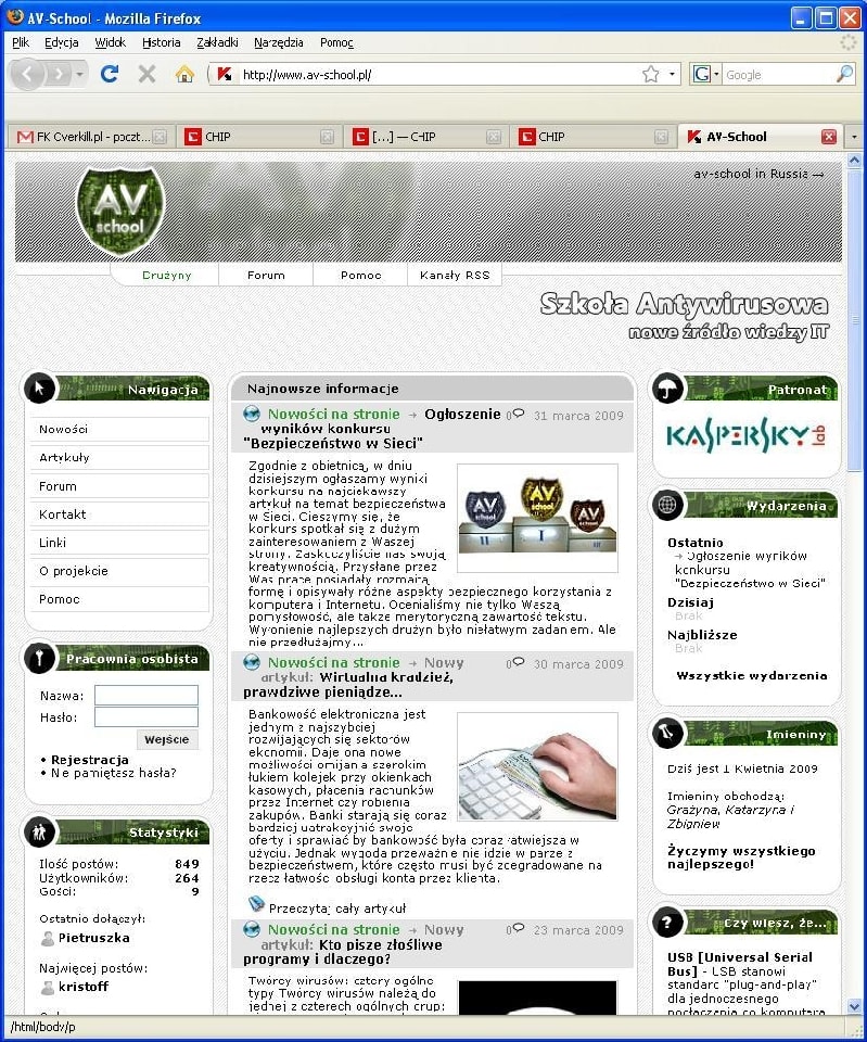 W ramach projektu przewidziane są konkursy z nagrodami dla najbardziej kreatywnych uczestników