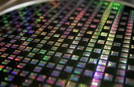 300-milimetrowy wafel krzemowy, przygotowany przez firmę TSMC