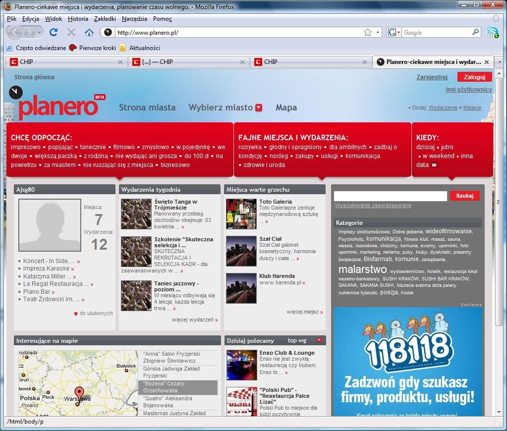 Planero - na razie w wersji testowej