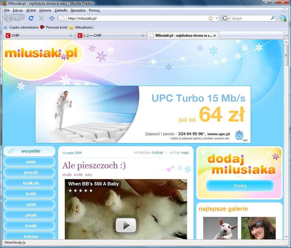Dodanie zdjęć lub filmów jest bardzo proste i nie wymaga rejestracji w serwisie