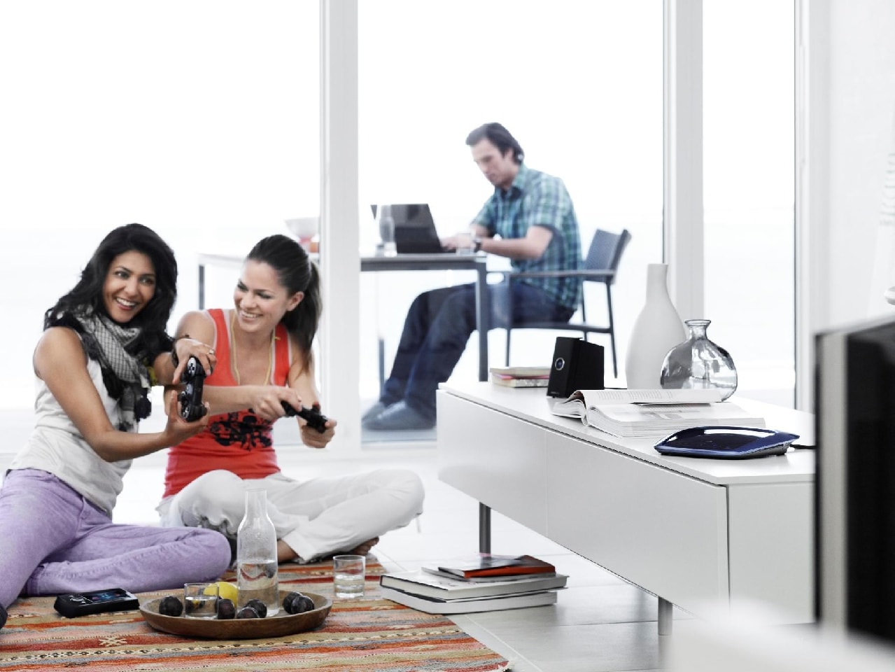 Router zapewnia bezprzewodową transmisję filmów