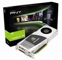 Quadro FX 4800 GPU posiada standardowy konektor 3-pin stereo by umożliwić stereoskopową wizualizację 3D