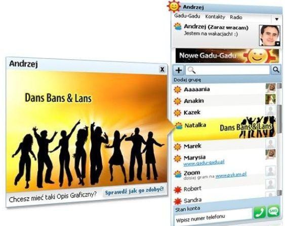 Gadu-Gadu wprowadza opisy graficzne