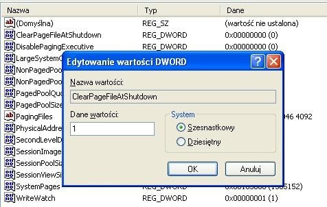Zmiana wpisu w Rejestrze umożliwi usunięcie wszystkich zapisanych w pliku stronicowania informacji o użytkownikach.