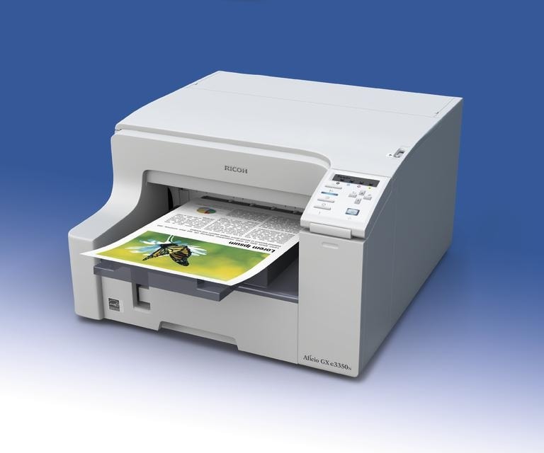 Drukarki Aficio GX e3300N/GX e3350N z technologią Ricoh GelSprinter