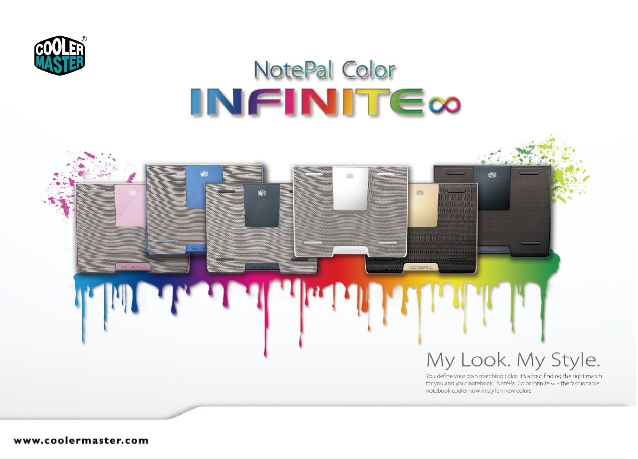 Kolorowe podkładki chłodzące do laptopów