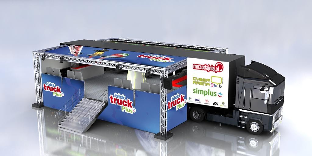 E-sportowa ciężarówka rusza w trasę po całej Polsce