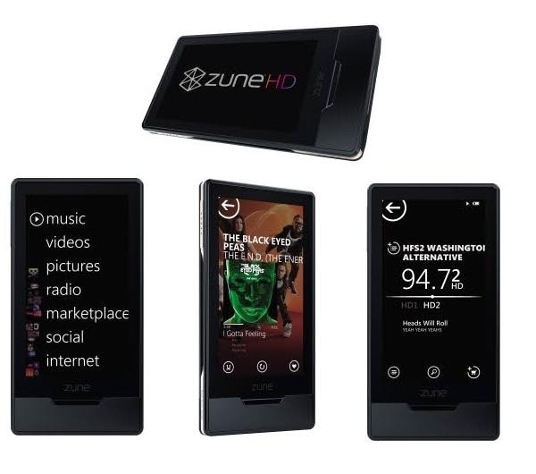 Zune HD dostępny będzie zarówno w kolorze srebrnym, jak i czarnym
