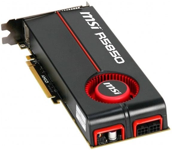 Karta graficzna Radeon HD 5850 firmy MSI