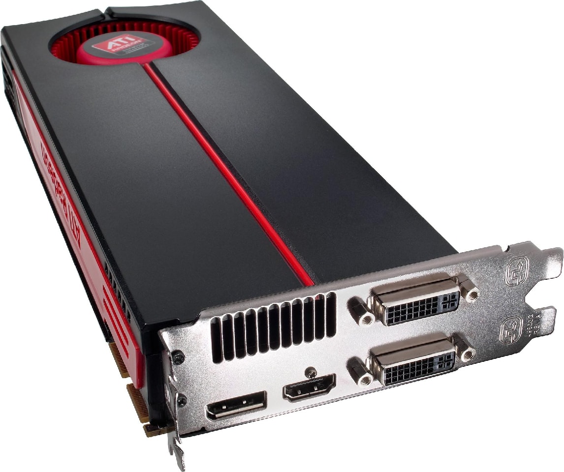 ATI Radeon HD 5870 robi wrażenie swoimi wymiarami. Karta ma aż 28 cm długości!