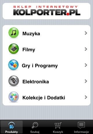 Mobilny Kolporter na iPhone'ie