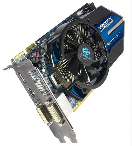 Karta graficzna Radeon HD 5750 z system chłodzenia robionym na zamówienie