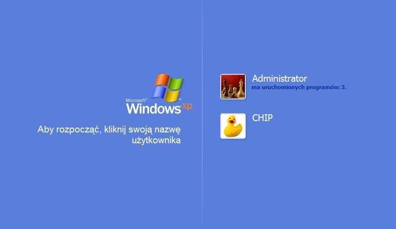 Ekran powitalny systemu ominiemy dzięki zastosowaniu automatycznego logowania.