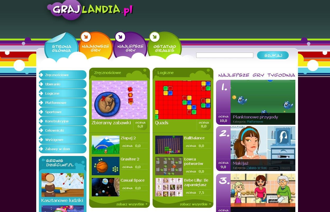 Grajlandia.pl – kraina gier dla najmłodszych