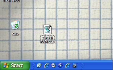 Samodzielnie zaprogramowany plik zwalnia miejsce w pamięci operacyjnej.