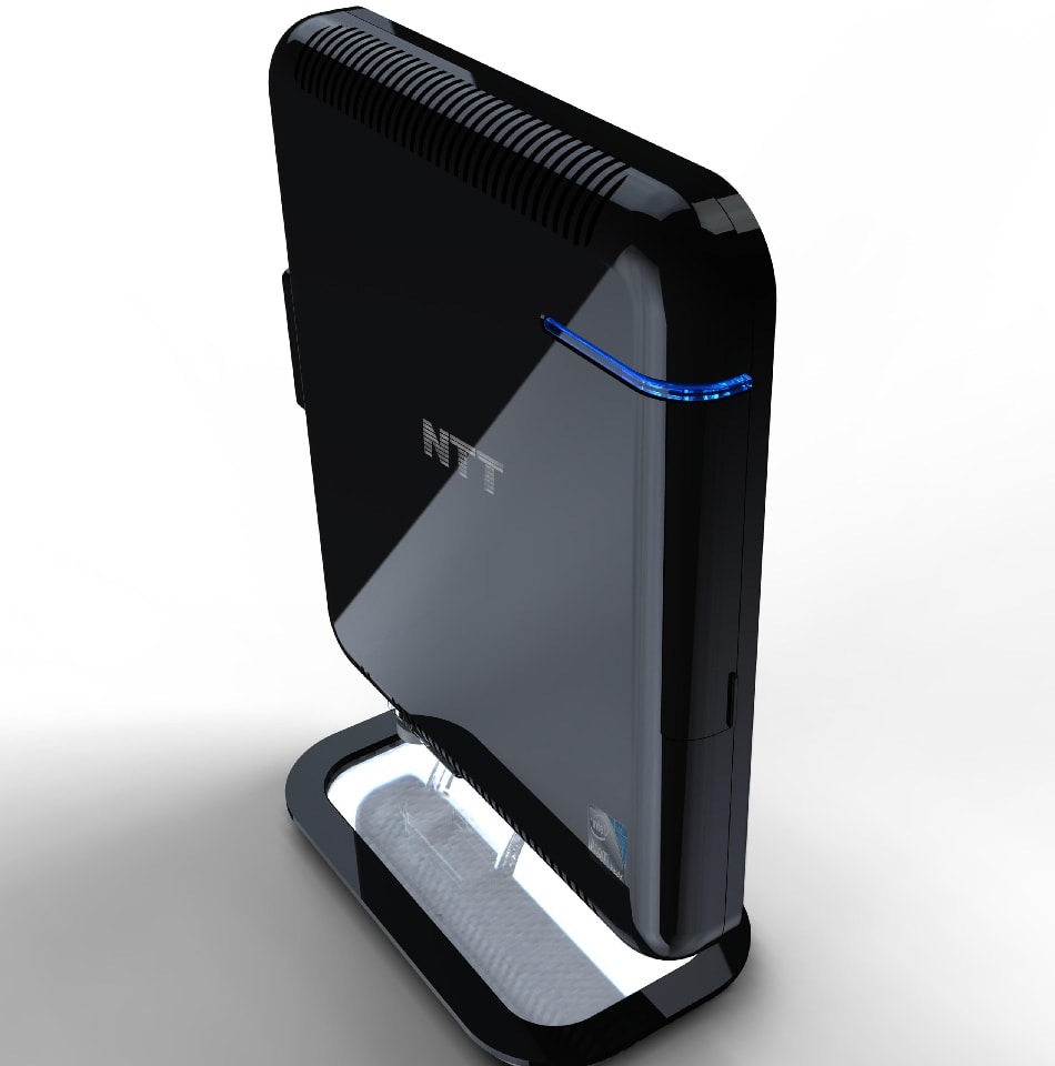 Nettop dostępny jest w czarnej, klasycznej obudowie