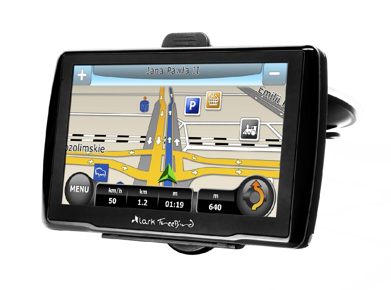 5-calowa, wydajna nawigacja z czułym odbiornikiem GPS