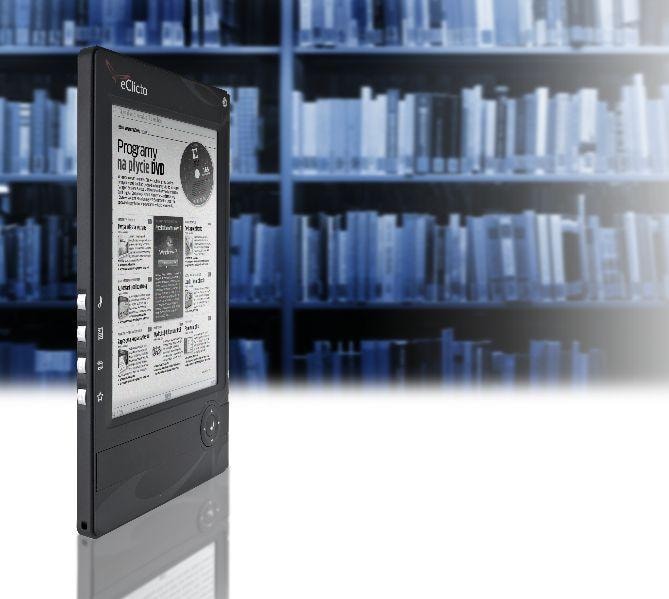 Każdy nabywca eClickto razem z czytnikiem otrzyma 100 książek. Cena: 899 zł.
