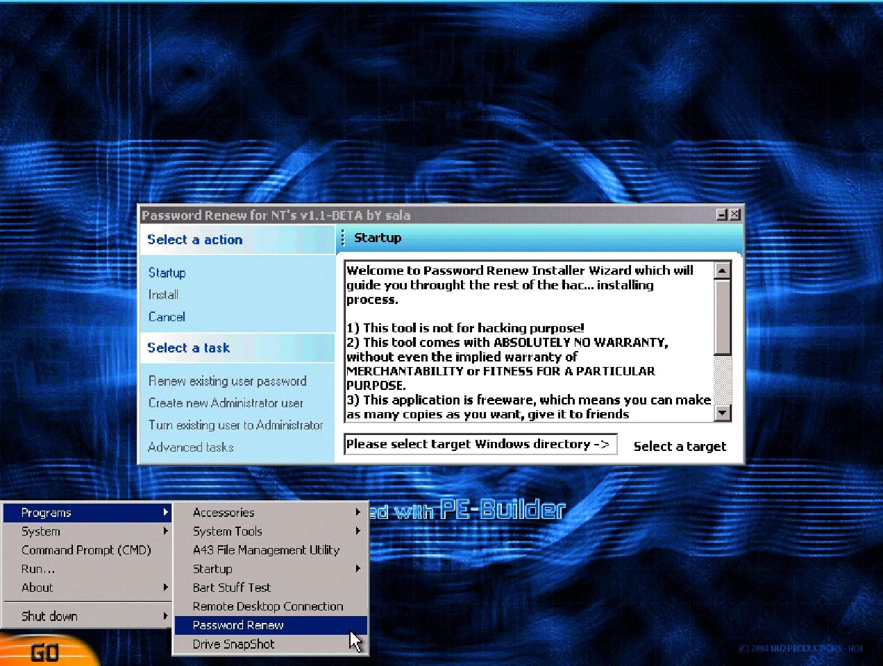 Zapomniałeś hasło do konta Windows? Po prostu zmień je za pomocą programu Bart's PE Builder i pracuj dalej.