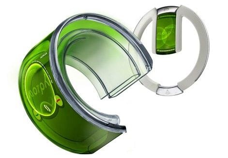 Koncepcja elastycznego telefonu Nokia Morph