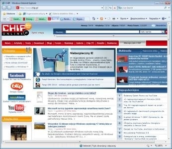 Internet Explorer 8 automatycznie nadaje kartom kolory – dzięki temu łatwiej rozpoznać strony o podobnej tematyce.