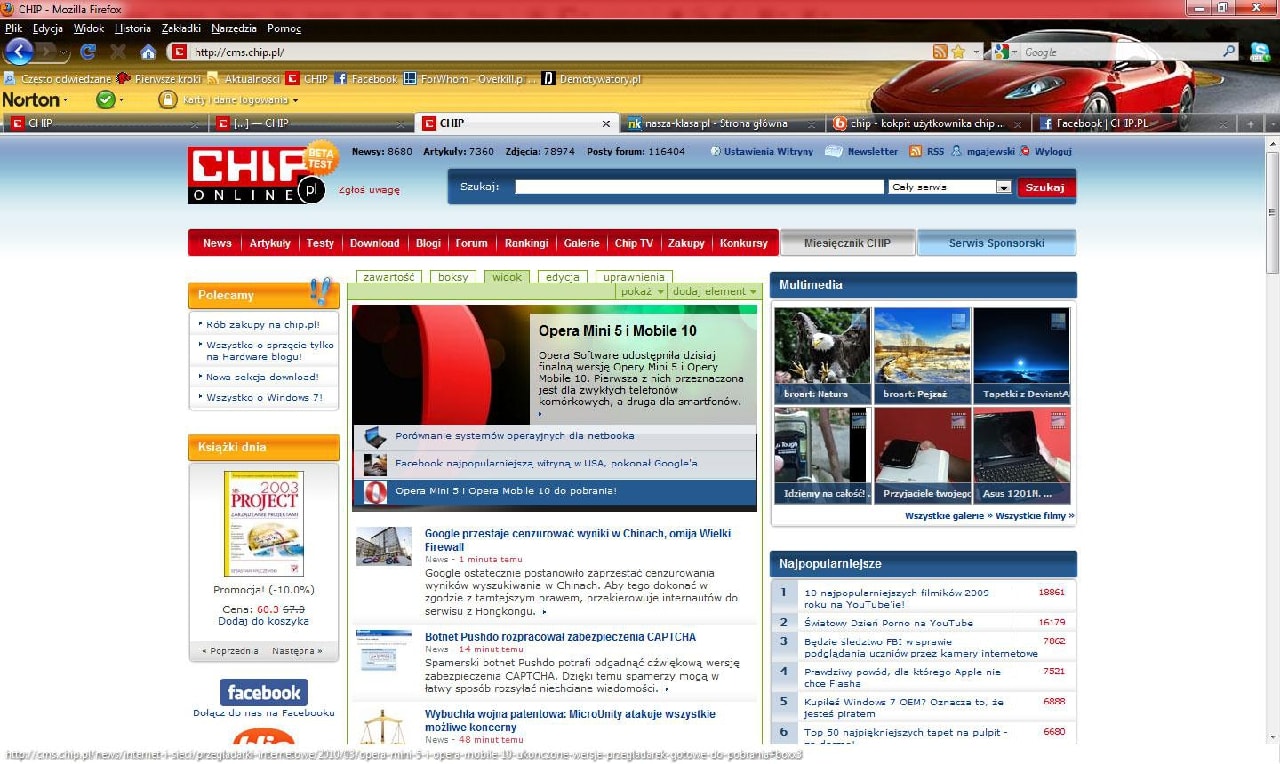 Firefox 3.6.2 bez nowych funkcji, ale z załataną luką