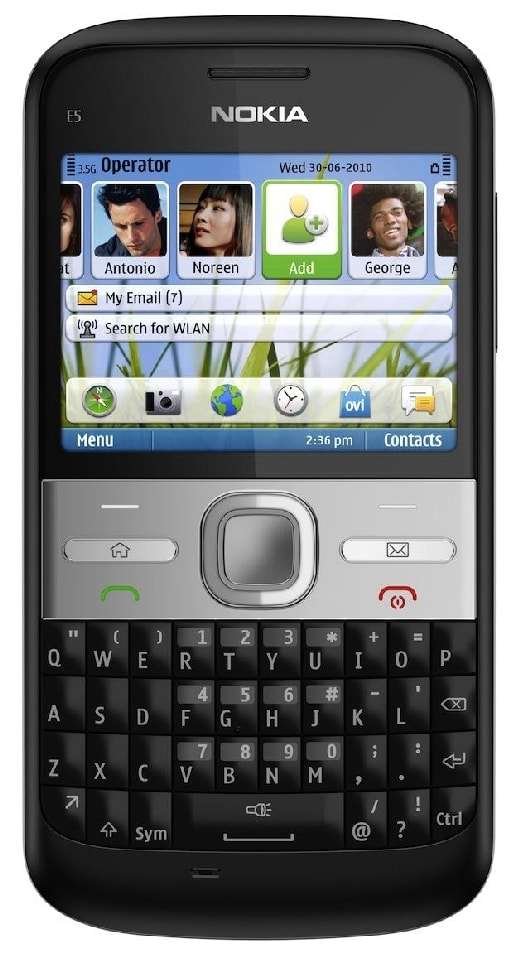 Nokia E5 mierzy 12,8 milimetra grubości, zaś waży 126 gramów, wliczająć w to baterię