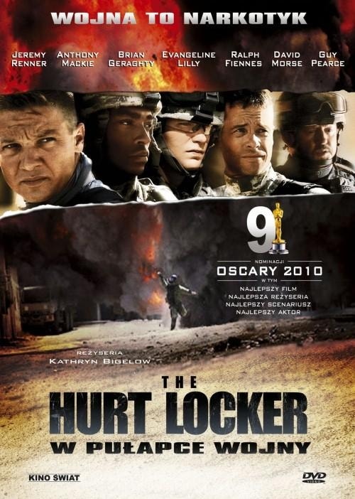 Zdobywca sześciu Oscarów, nominowany w dziewięciu kategoriach - The Hurt Locker